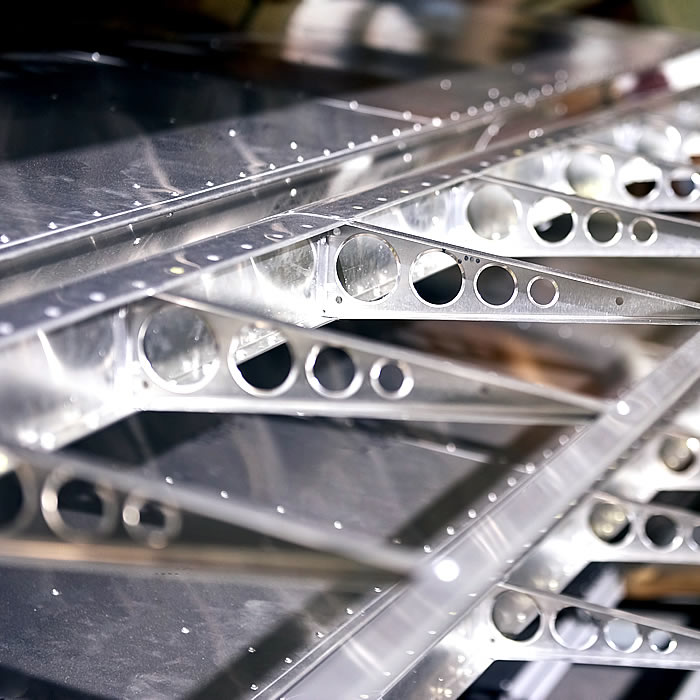 Our stainless sheets are used in aircraft superstrucutre joints.