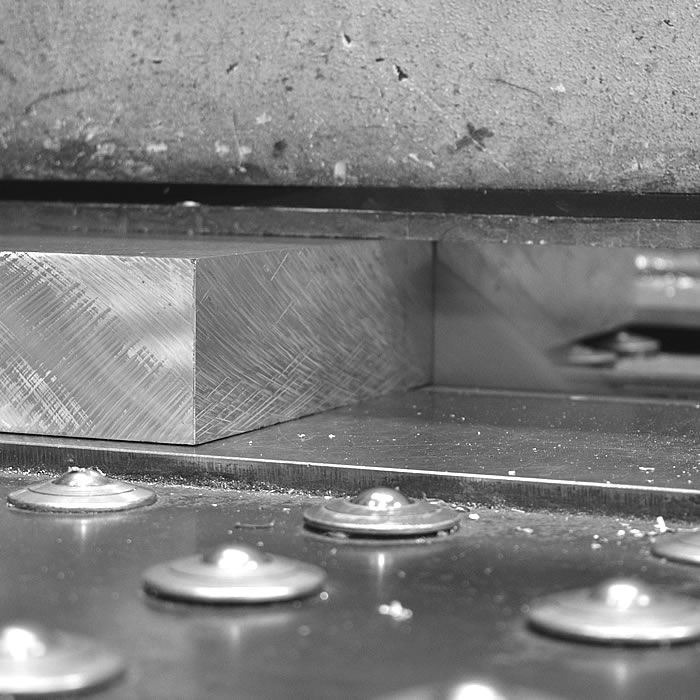 We provide in-house metal and plastics processing services to cut your material to exact sizes.