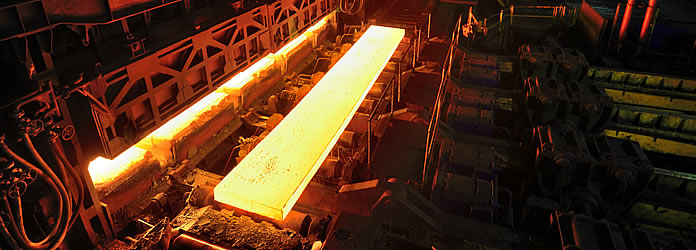 Aluminium plate production.